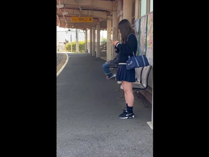 【盗撮動画】逆さ撮りで味をしめたパンチラ撮り師さん、その後電車内で盗撮バレ→屈辱の見せつけへ