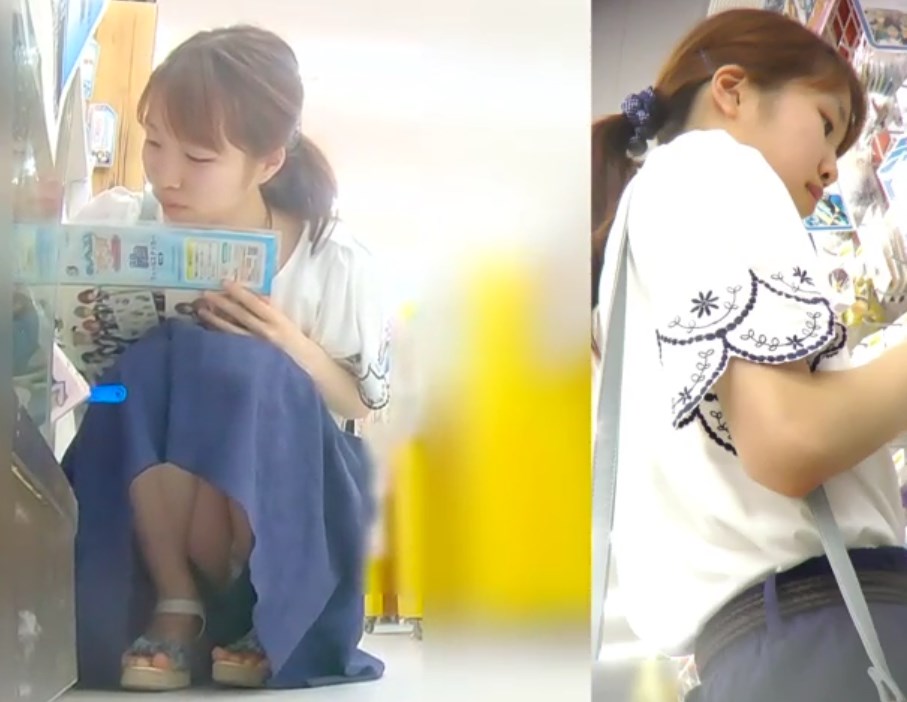 [Upskirt Video] The videographer has been arrested. A genuine upskirt video capturing the real panties of three women, ranging from young girls to beautiful mature women.