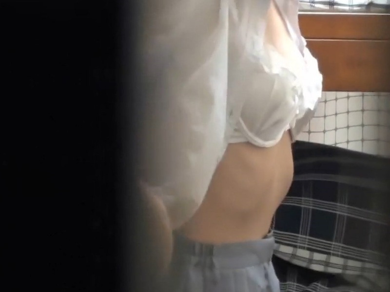 【盗撮動画】ニート俺、自宅でJKに上がりたての姉ちゃんの着替え隠し撮りに成功してしまうｗｗ