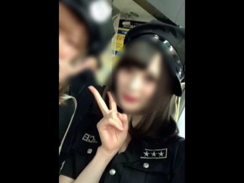 【盗撮動画】自撮り画像つきで流出した可愛いコスプレ娘のハロウィンパンチラ動画がこちら