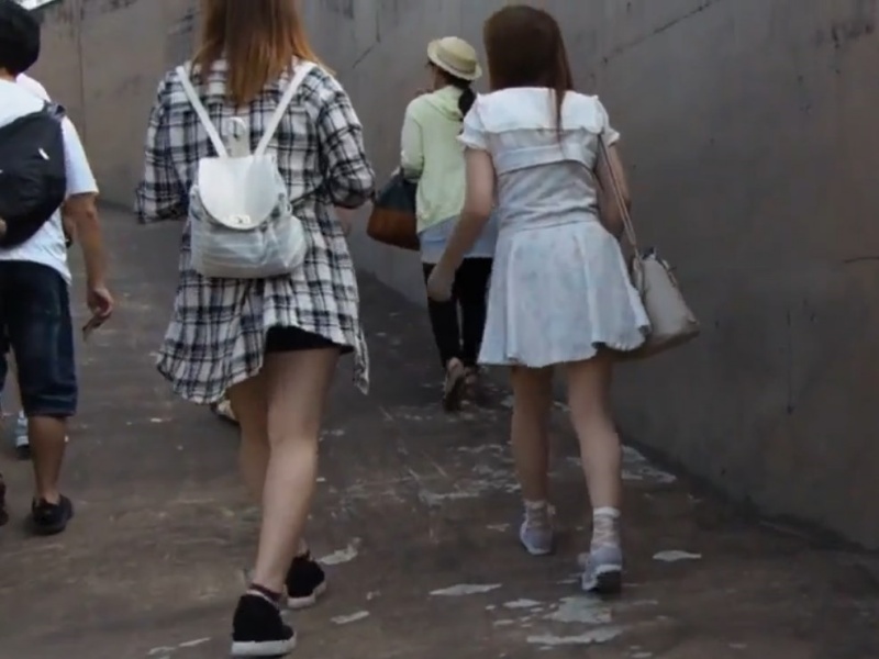 [Voyeur Video] I go to the zoo specifically to film upskirts, and this is the video I shot from below