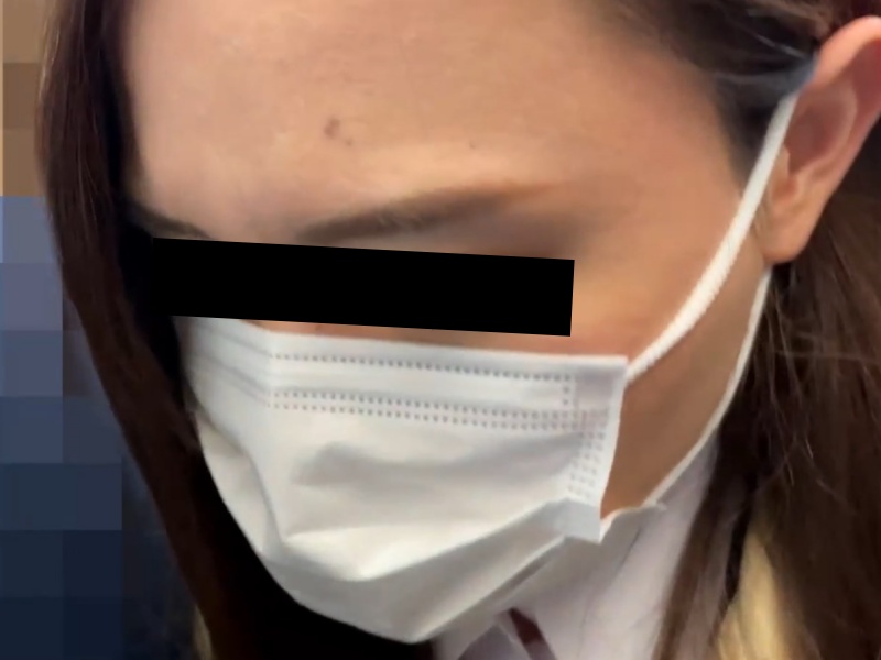 【盗撮動画】ガチで嫌がるOLを満員電車で痴漢する犯罪記録映像、流出してしまう・・・
