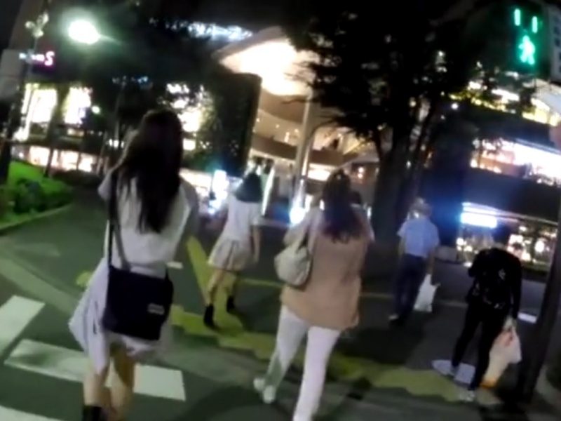 [Voyeur Video] He approaches her. This video of a creepy guy persistently filming upskirt shots of a cute young woman on her way home from work is seriously sketchy...
